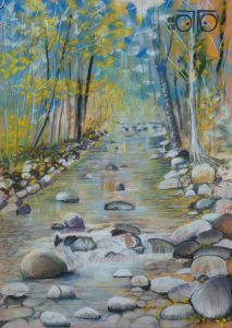 Pastel sec 2022, 30 x 40 cm