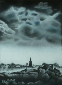 Pastel sec 2021, 50 x 65 cm, C. P. Finistère
