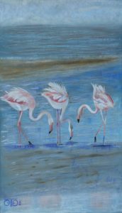 Pastel sec 2023, 50 x 30 cm, 210 € Douceur Camarguaise