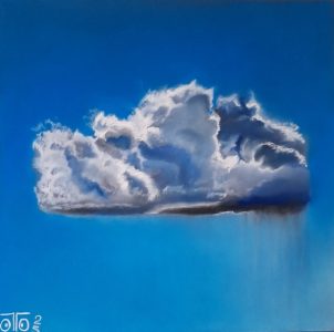 Pastel sec 2025, 50 x 50 cm Vaisseau naturel... Vendu.